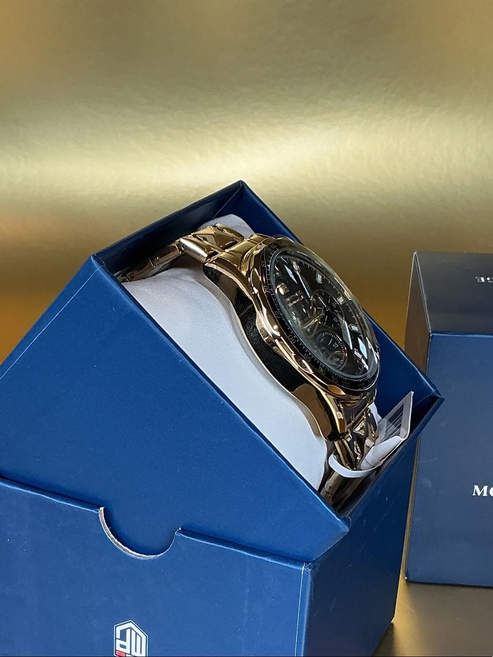 Invicta Gold and Black Men's Chronograph Watch - -MPW-0344